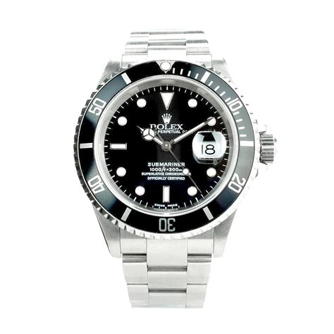 rolex submariner used 2005|rolex 16610 submariner chisholm hunter.